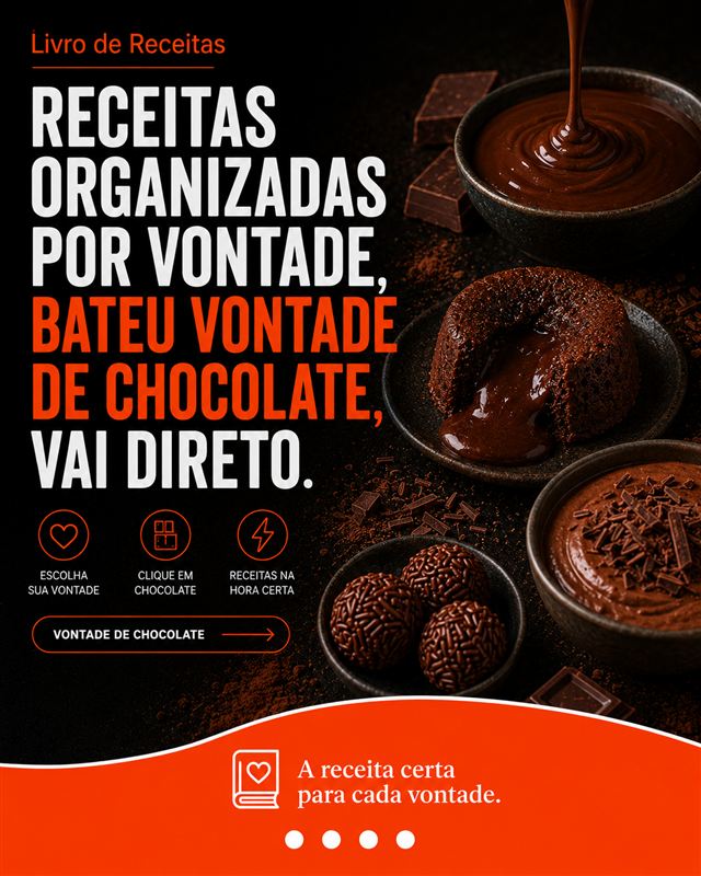 Receitas organizadas por vontade